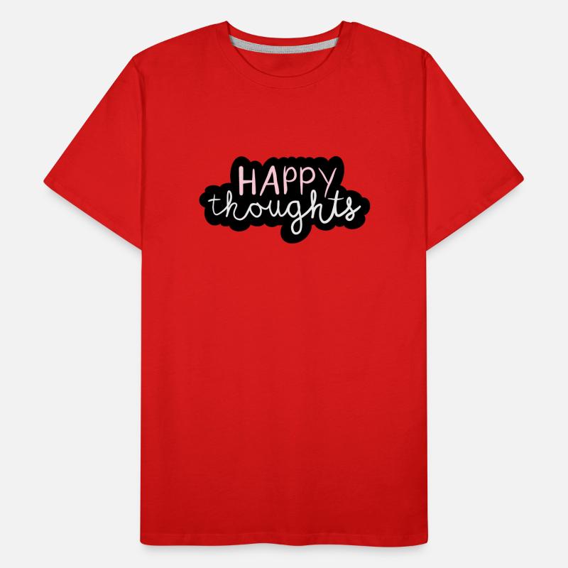 Pensées heureuses T-shirt bio Premium Homme
