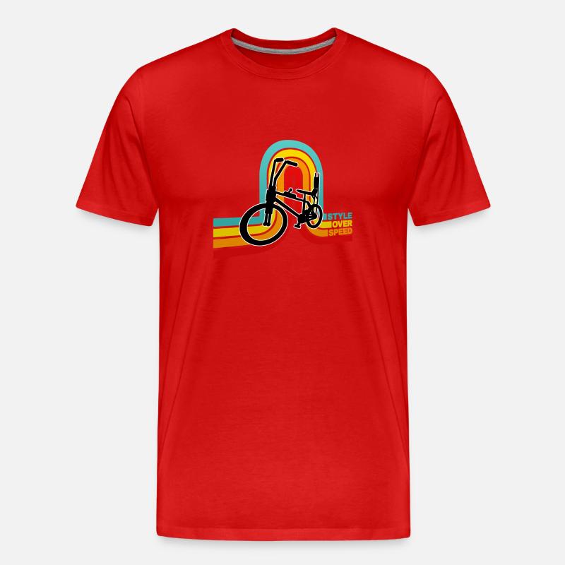 STYEL OVER SPEED - Männer Premium Bio T-Shirt - Rot