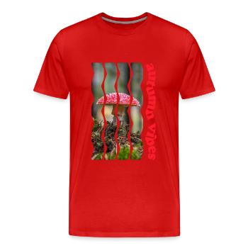 automne 61 tue-mouche - T-shirt bio Premium Homme - rouge - Devant - Damien (186cm)