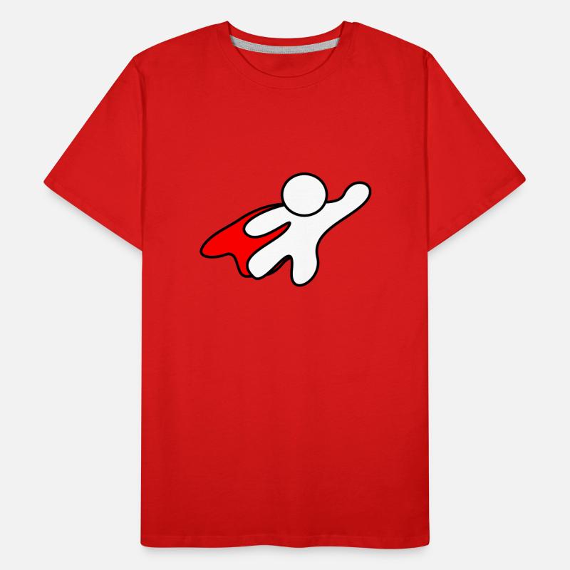 Superhelden Comic Cartoon - Perfekte Geschenkidee Männer Premium Bio T-Shirt