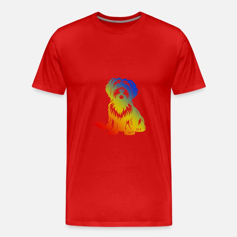 Havanese Hund - Männer Premium Bio T-Shirt - Rot