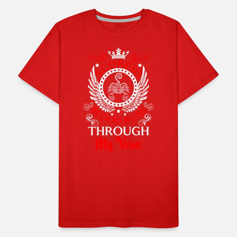 Scorpion Anniversaire Astro Element T-shirt bio Premium Homme