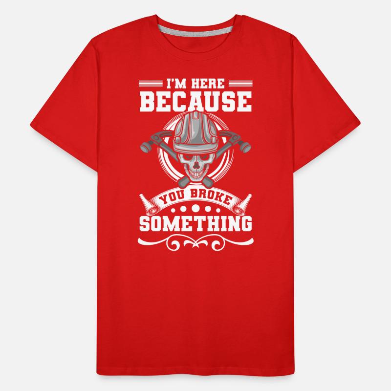 Handwerker Beruf Hammer Haus Männer Premium Bio T-Shirt