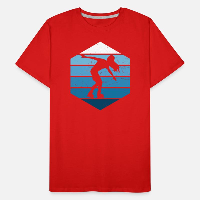 Rollers Roller Skating Hommes Rollers T-shirt bio Premium Homme