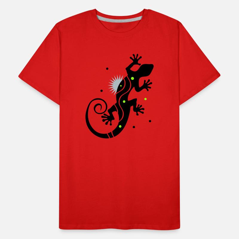 gecko T-shirt bio Premium Homme