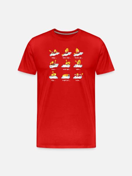 92. Playboat fail - Men's Premium Organic T-Shirt - red