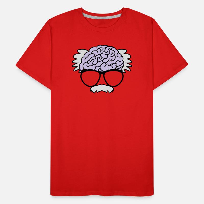 Gehirn eines Professors Männer Premium Bio T-Shirt