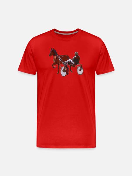 trotter - T-shirt bio Premium Homme - rouge