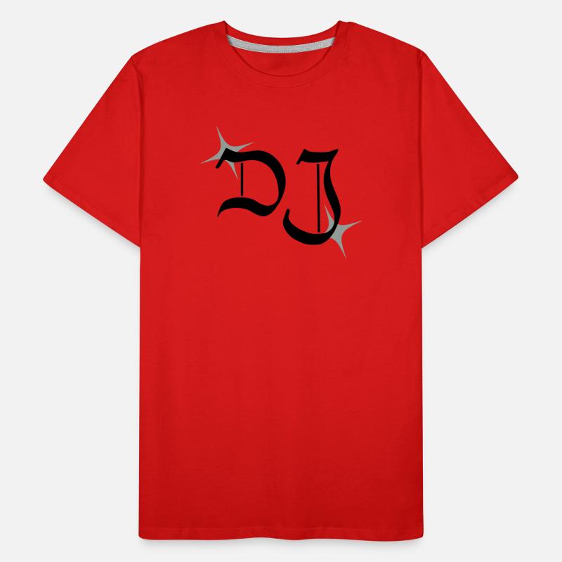 monogramme DJ T-shirt bio Premium Homme