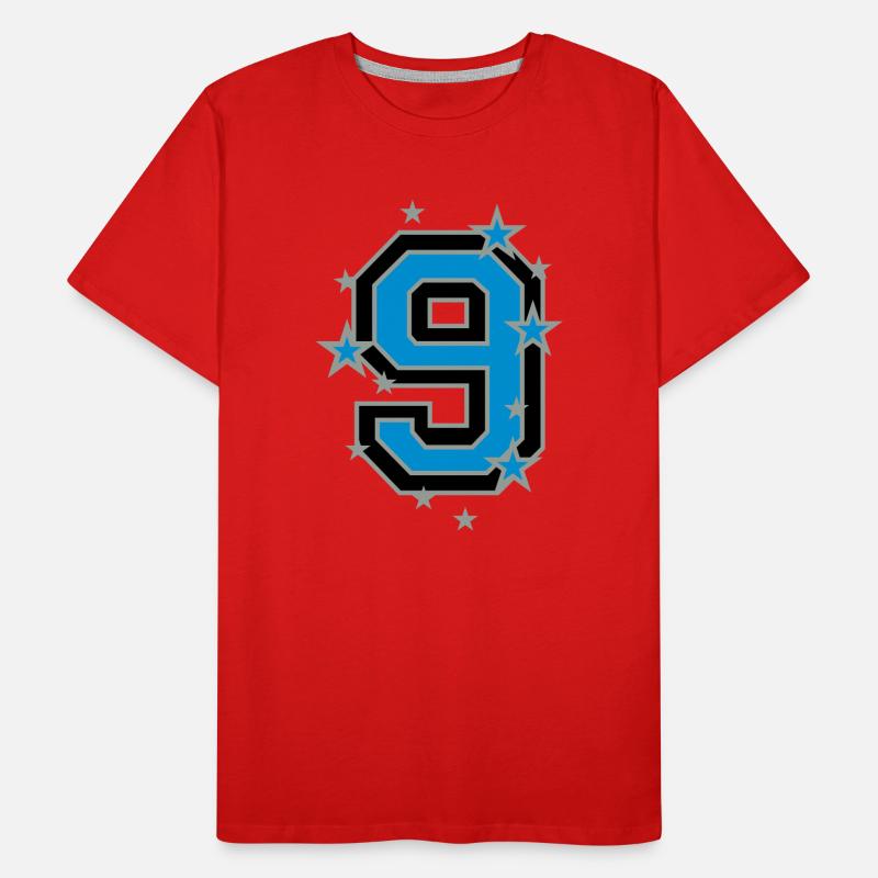 Le numéro 9 T-shirt bio Premium Homme
