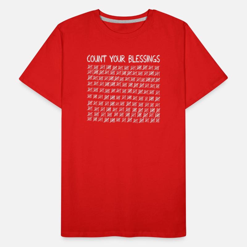 Count Your Blessings (dark) T-shirt bio Premium Homme
