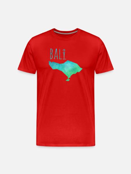 bali - T-shirt bio Premium Homme - rouge