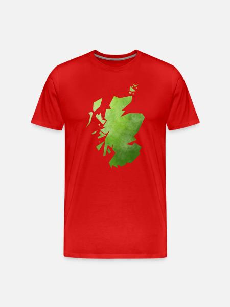 scotland - T-shirt bio Premium Homme - rouge