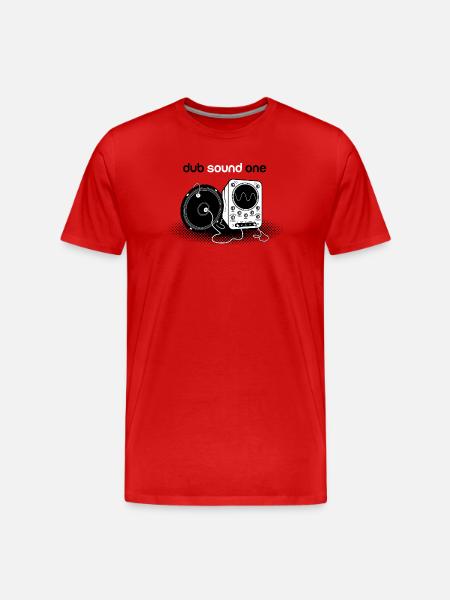 dub sound one - T-shirt bio Premium Homme - rouge