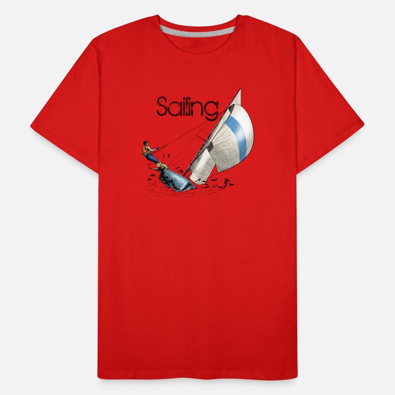 sailing Men's Premium Organic T-Shirt