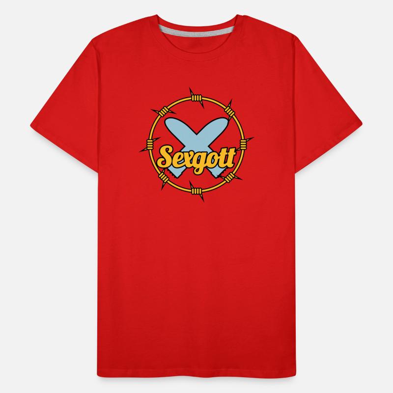 Sexgott Männer Premium Bio T-Shirt