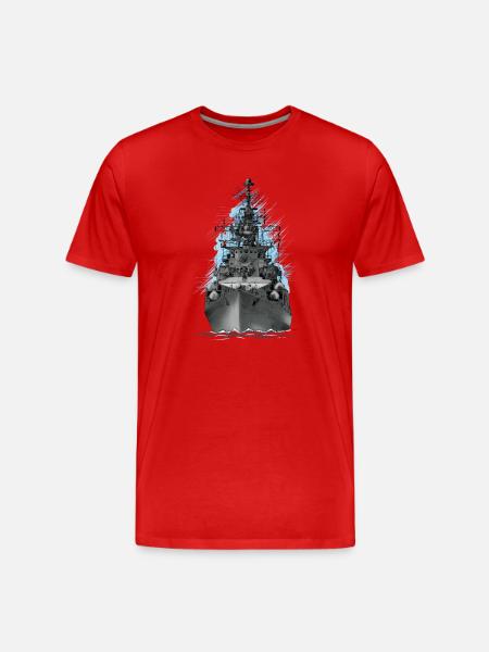 Ship - T-shirt bio Premium Homme - rouge