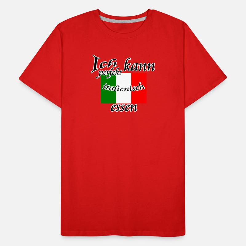 Perfekt Italienisch Geschenk Männer Premium Bio T-Shirt