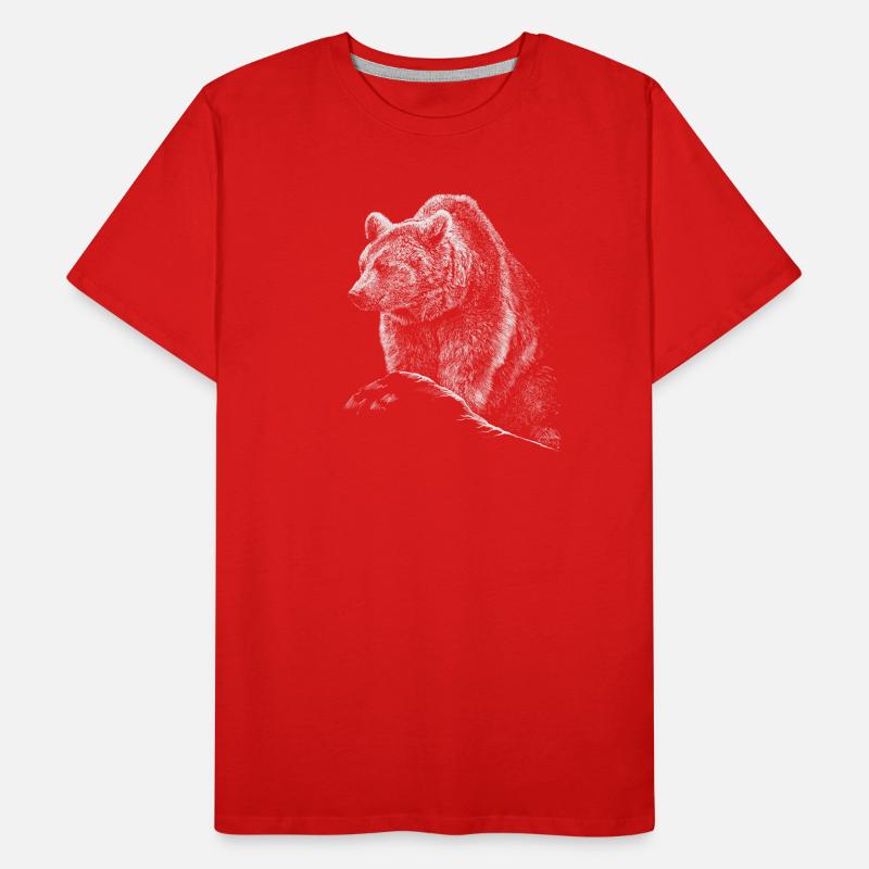 Bear T-shirt bio Premium Homme
