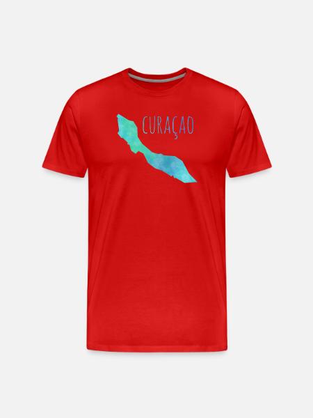 Curacao - Men's Premium Organic T-Shirt - red