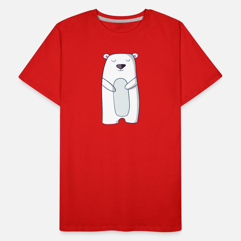 Polar Bear T-shirt bio Premium Homme
