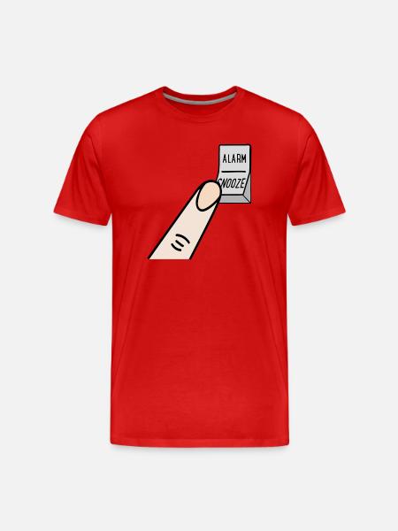 sleep - Men's Premium Organic T-Shirt - red