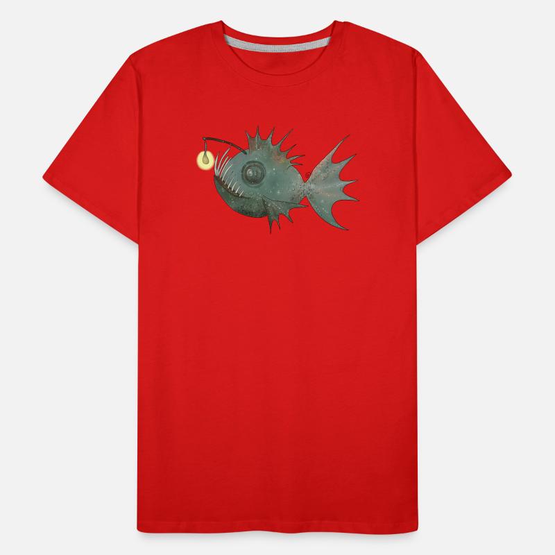 Anglerfisch Männer Premium Bio T-Shirt