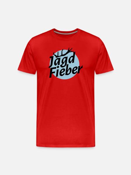 Jagdfieber - Männer Premium Bio T-Shirt - Rot