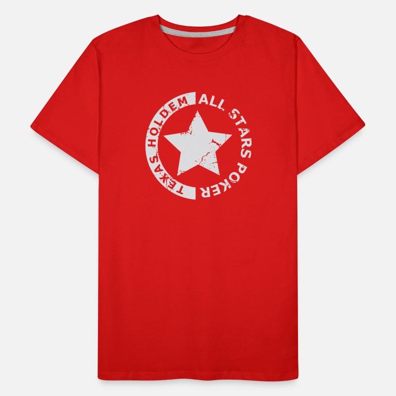 Étoile Texas Hold'em All Stars T-shirt bio Premium Homme