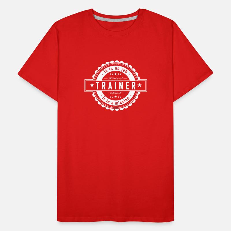 trainer Männer Premium Bio T-Shirt