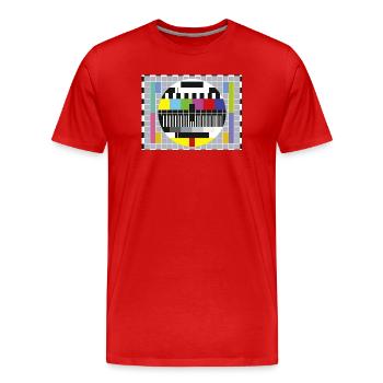Test-Bild - Männer Premium Bio T-Shirt - Rot - Vorne - Damien (186cm)