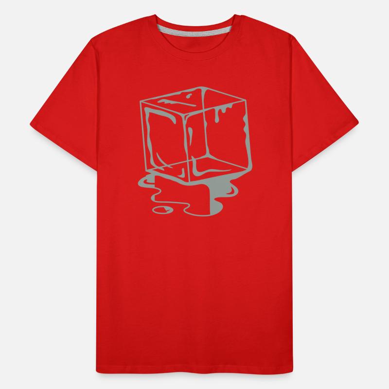 un cube de glace - Glaçon T-shirt bio Premium Homme