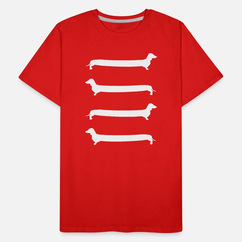 Echelle de teckel T-shirt bio Premium Homme