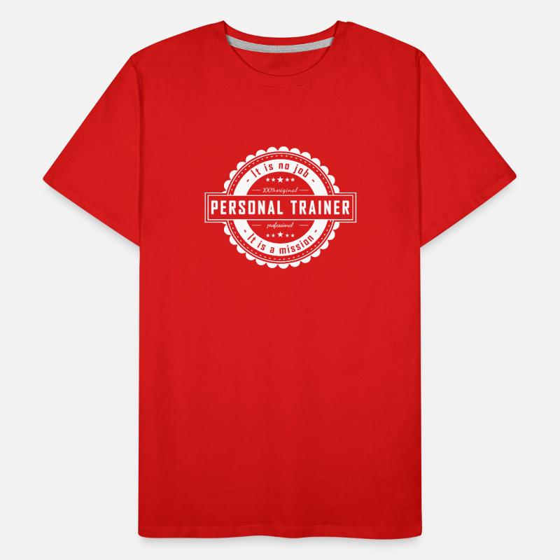 PERSONAL TRAINER Men's Premium Organic T-Shirt