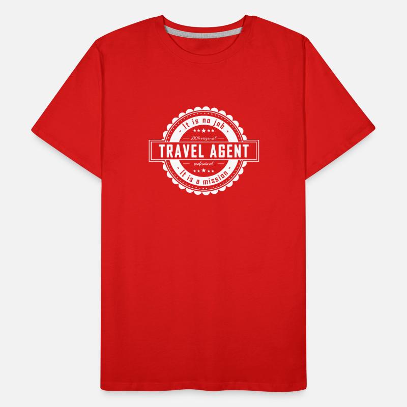 agent de voyage T-shirt bio Premium Homme
