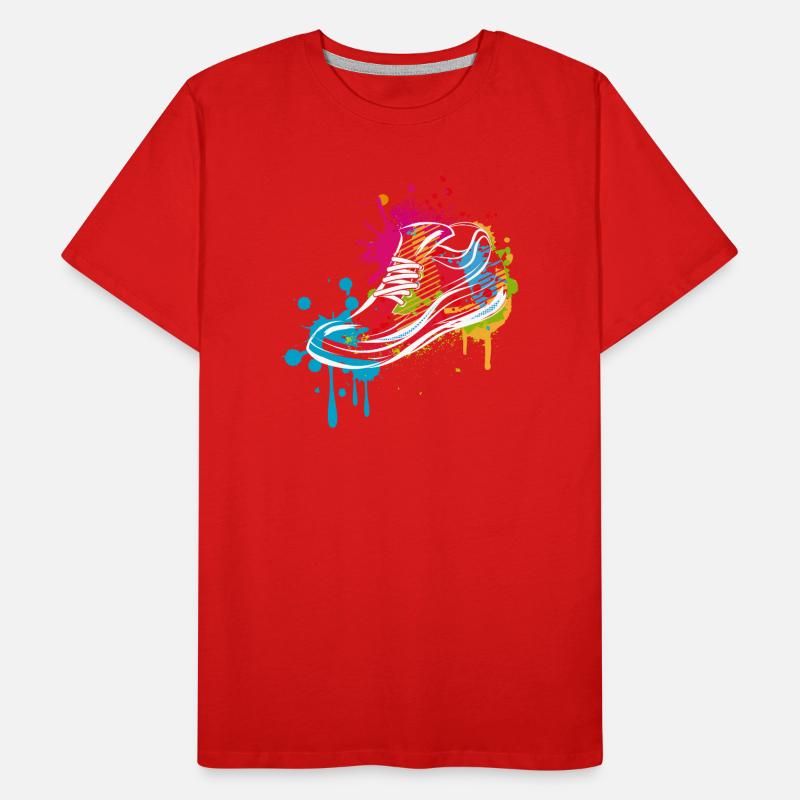 Graffiti Sneaker T-shirt bio Premium Homme