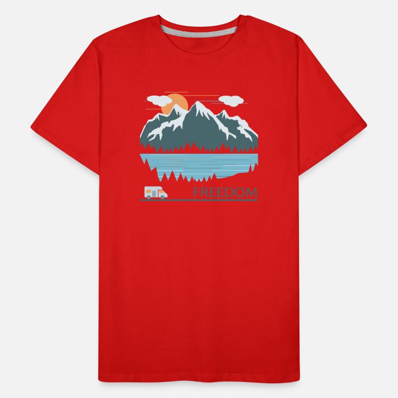 camping Men's Premium Organic T-Shirt