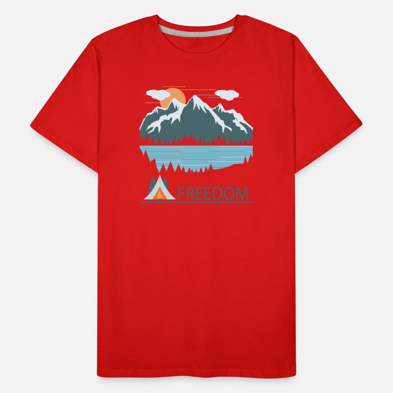 zelt Männer Premium Bio T-Shirt