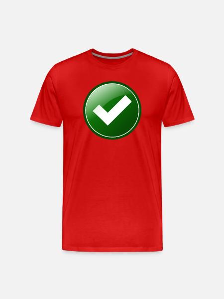 approved - T-shirt bio Premium Homme - rouge