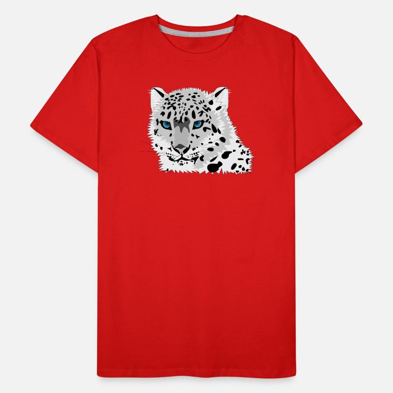 Leopard Cat Men's Premium Organic T-Shirt