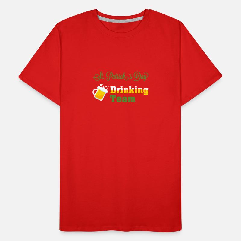 St. Patrick´s Day Trink Team Männer Premium Bio T-Shirt