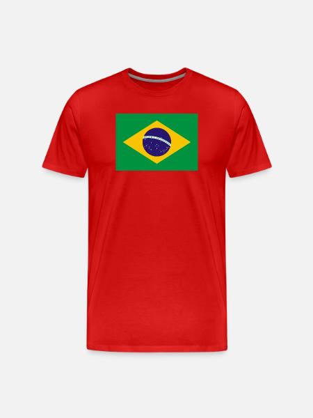 Brésil - T-shirt bio Premium Homme - rouge