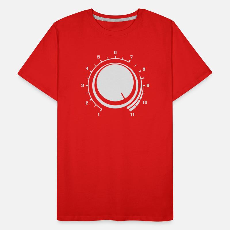 Volume Up -  Equalizer Musik DJ Geschenk Männer Premium Bio T-Shirt