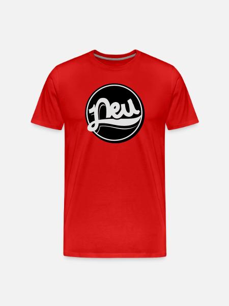 New Button - Men's Premium Organic T-Shirt - red