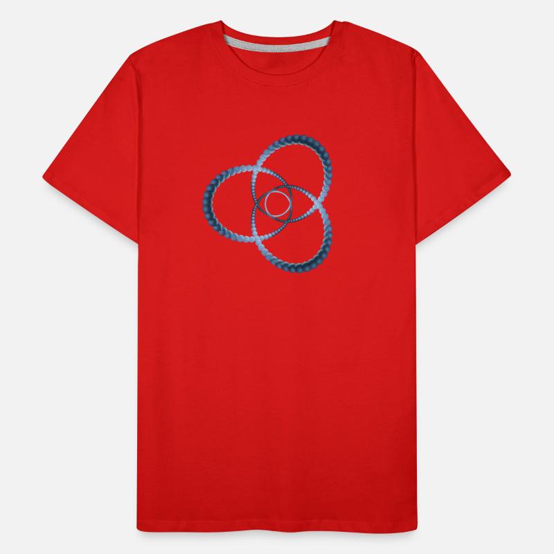 Atom - Cellular five Männer Premium Bio T-Shirt