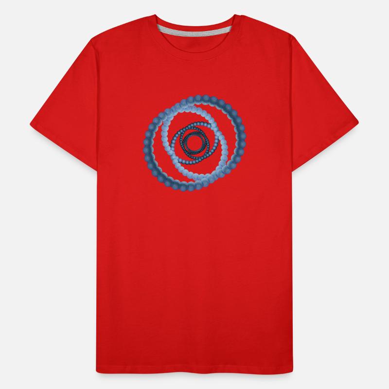 atom - cellular eight Männer Premium Bio T-Shirt