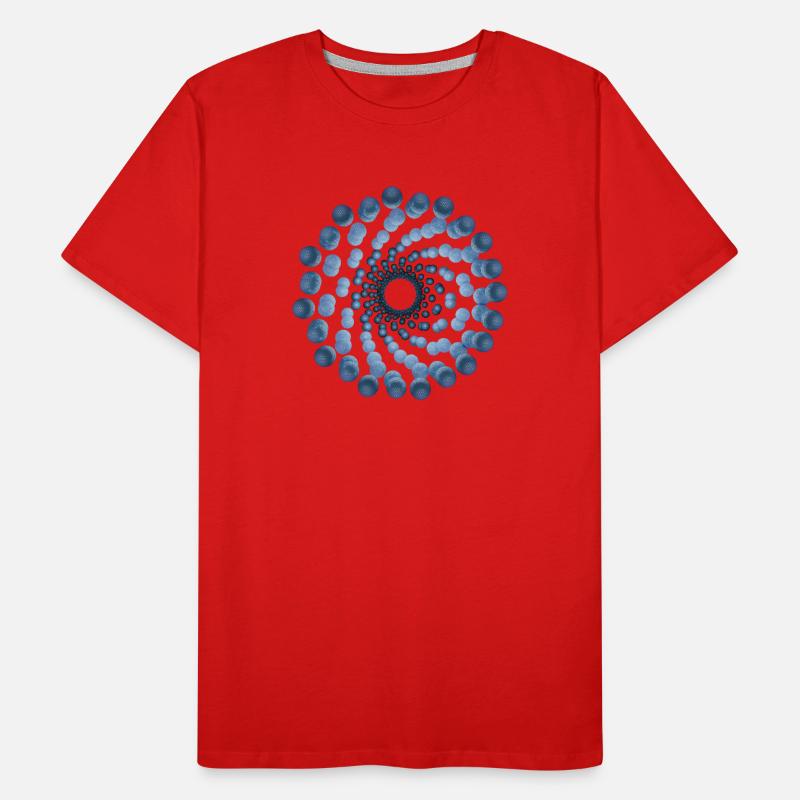 atom cellular nine Männer Premium Bio T-Shirt