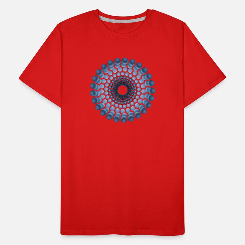 Atom Cellular ten Männer Premium Bio T-Shirt