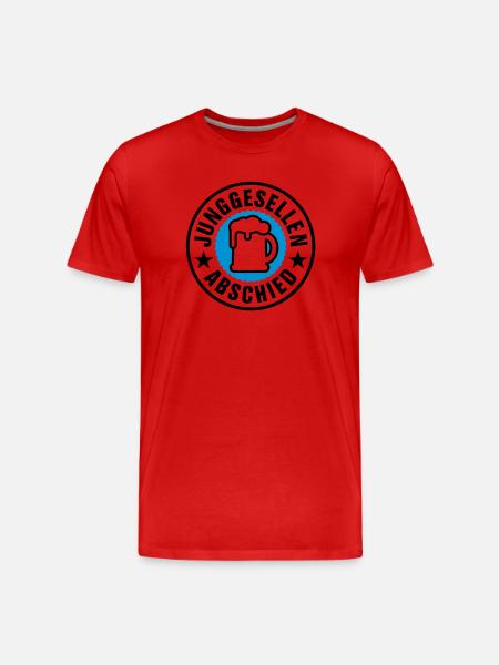 Adieu Bachelor - T-shirt bio Premium Homme - rouge