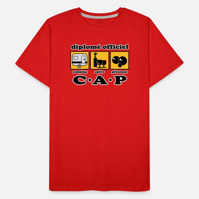 Camping aperitif bowls flex Men's Premium Organic T-Shirt
